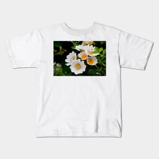 English Wild Flowers - Dog Rose Kids T-Shirt